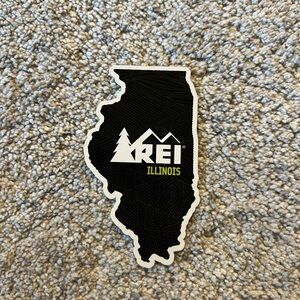 REI Illinois State Sticker Decal